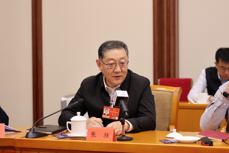 全国人大代表、广西柳州市委书记张壮。 图片